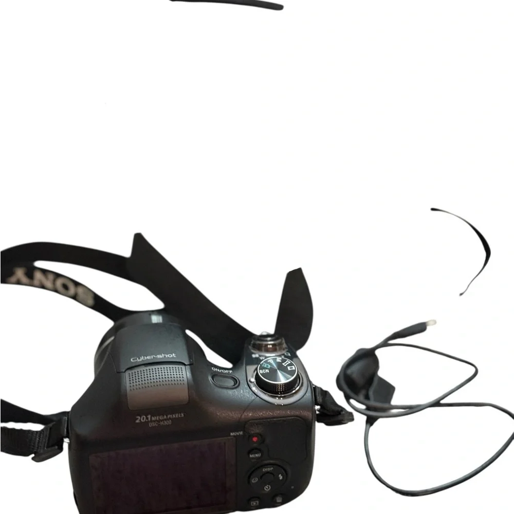 Sony Black Digital Camera with Strap
